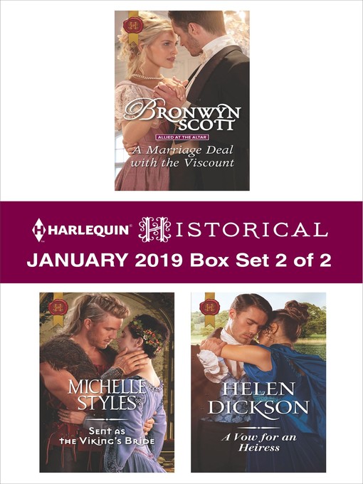 Cover image for Harlequin Historical January 2019, Box Set 2 of 2